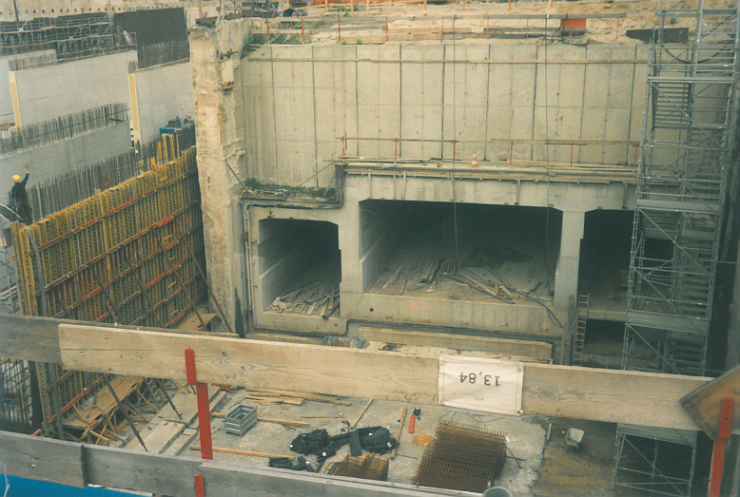 Berlin - Baustelle Hauptbahnhof 2002