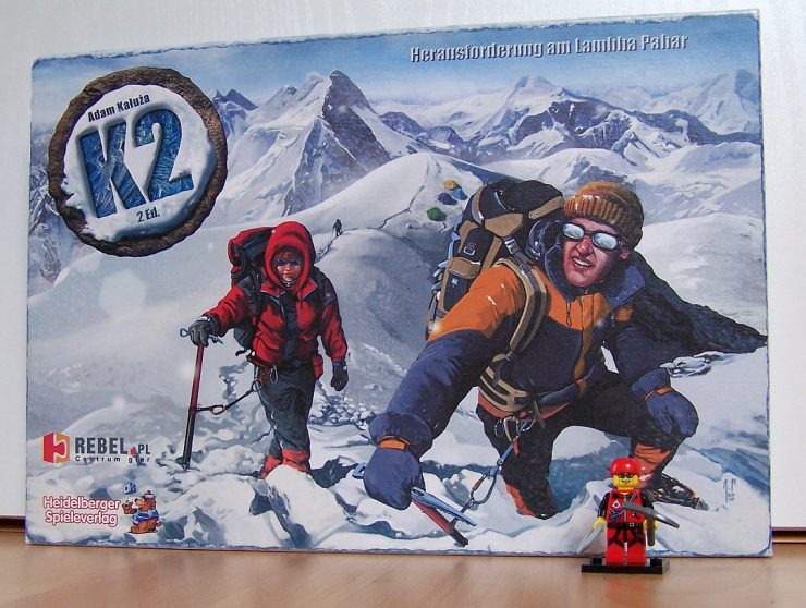 K2 mit Lego Minifigur als Startspieler