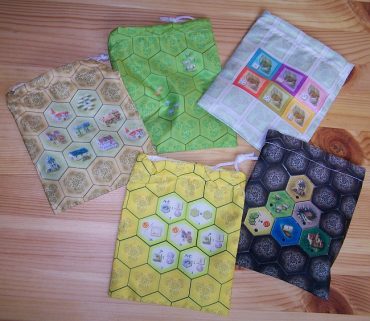 Detail Aufbewahrungsbeutel für Brettspiel Die Burgen von Burgund