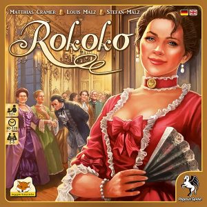 Brettspiel Rokoko von Matthias Cramer, Stefan Malz und Louis Malz - erschienen bei eggertspiele