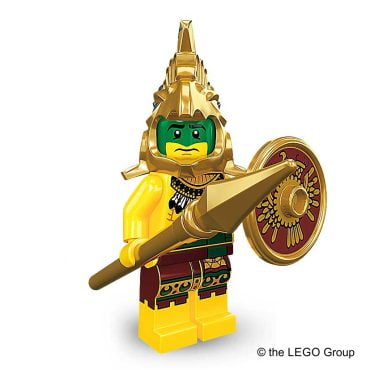 Lego-Minifigur Aztekenkrieger Serie 7