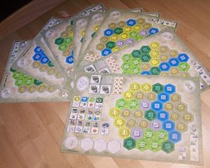 Die Burgen von Burgund - Spielpläne
