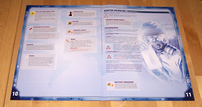 Pandemic Legacy Season 1 - Spielregel gefüllt