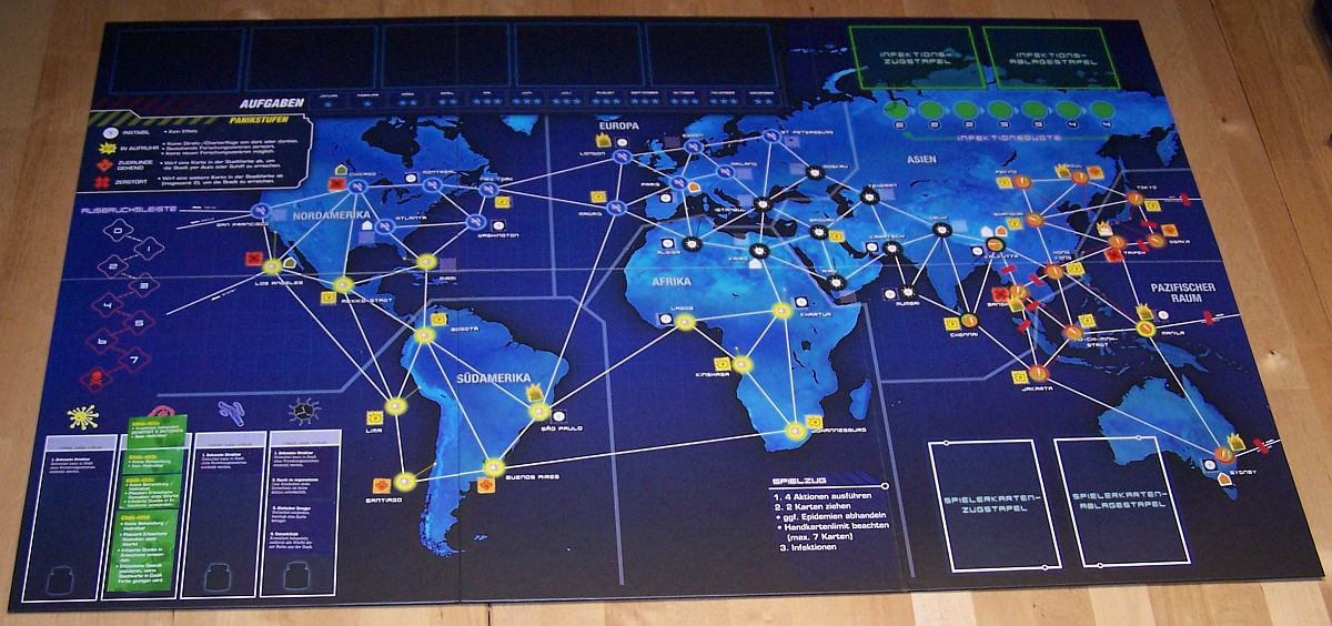 Pandemic Legacy Season 1 - finaler Spielplan