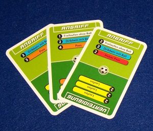 Fussball-Duell - Angriff