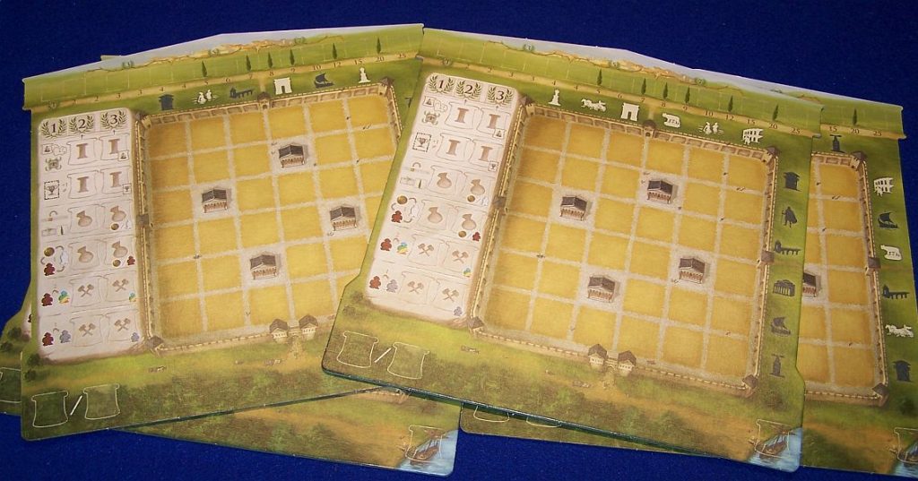 Forum Trajanum - Spielertableaus