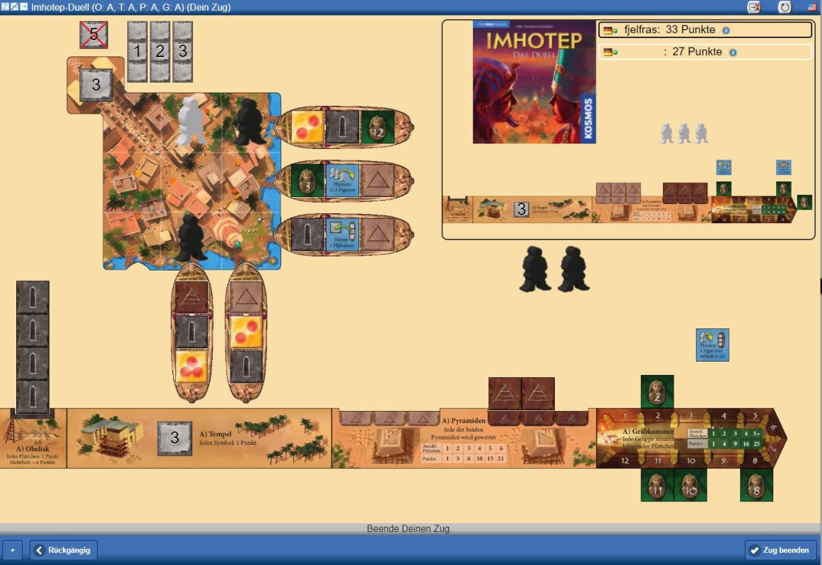 Imhotep das Duell für 2 Spieler Kosmos (Gebraucht) in Oberuzwil für CHF