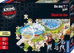 Krimi Puzzle Chaos im Zoo - Box