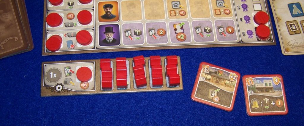 Rails to the North - Anbau Spielertablau