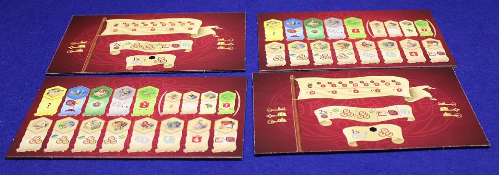 The Castles of Burgundy - Übersichten