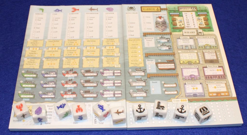 Fleet The Dice Game - Spielpläne