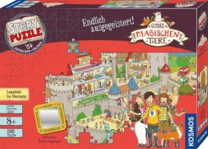 Story Puzzle Die Schule der magischen Tiere - Endlich ausgegeistert - Box
