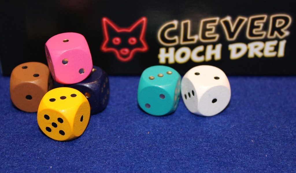 Clever hoch drei - Würfel