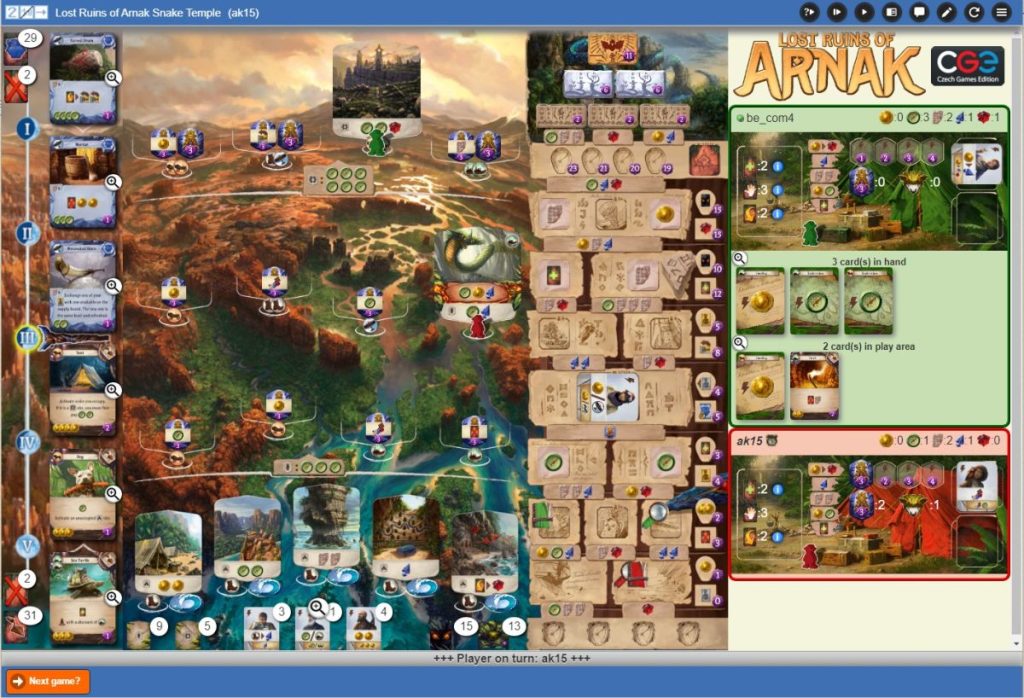 Die verlorenen Ruinen von Arnak - Yucata Screenshot