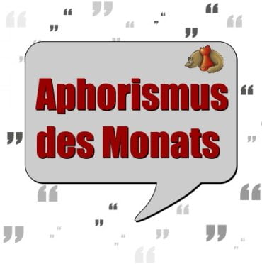Aphorismus des Monats - Logo