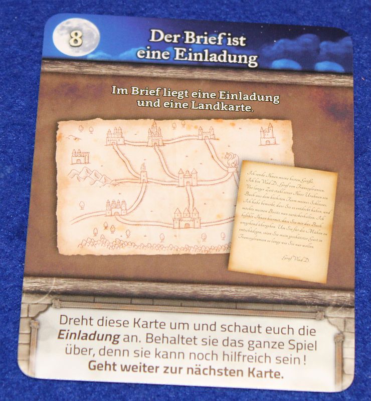 Deckscape – Draculas Schloss – Einladung