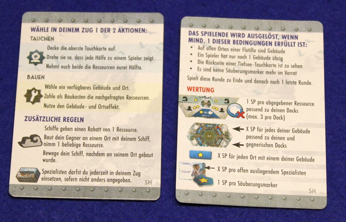 Seastead – Kurzregel