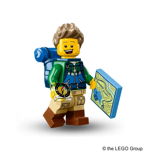 Lego Minifigur – Wanderer– Serie 16
