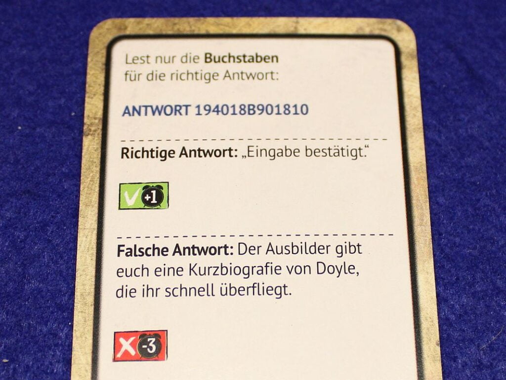 Quizscape - Auflösung