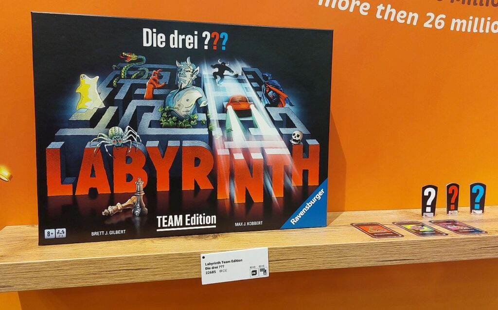 Spielwarenmesse_2024_Ravensburger_Labyrinth drei Fragezeichen