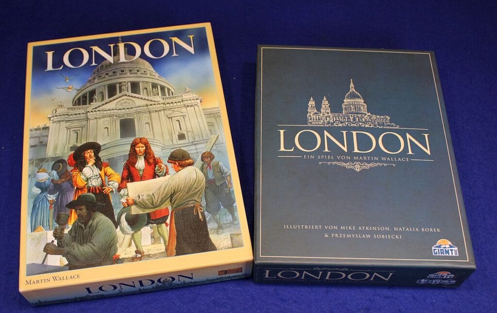 London - Coververgleich